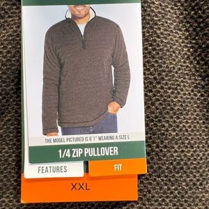 Orvis Men's 1/4 Zip Sweater - Charcoal